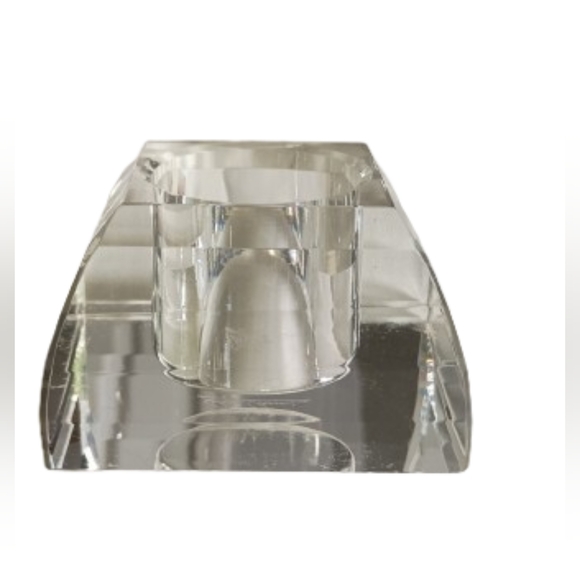 Signed Oleg Cassini candleholder‎ - Picture 1 of 5